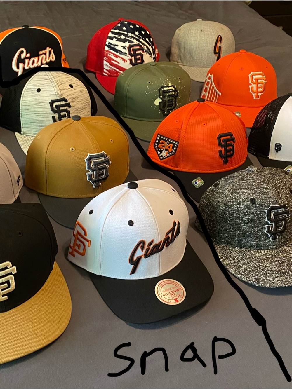 San Francisco Giants Snapback & Pro- Fit